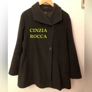 CINZIA ROCCA Winter Jacket Cashmere/Wool Blend size 14 *READ DESCRIPTION PLEASE